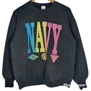 Vintage 1989 NAVY Crewneck Made in USA